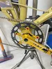 Bolany Crankset Folding Bicycle Crank 170mm 130BCD 5 Bolts Aluminiumlegering Bottenfästet Keramiskt lager CNC Anodiserade cykeldelar