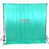 Grossistpris Sheer Ice Silk Wedding Backdrop Curtain Panel Stage Bakgrund Foto Booth Event Party Decoration