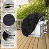 Vattentät BBQ Cover Anti-Doust Outdoor Heavy Duty Charbroil Grill Cover Rain Protective Barbecue Cover 7 Storlekar Black BBQ Cover