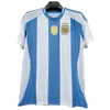 Argentinas Home Away Fan fani piłkarskie 2024 Argentina Mężczyzn Wersja gracza piłkarska 24 25 Di Maria Dybala de Paul Football Shirt Maillot Camiseta Maglia