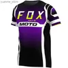 Cykelskjortor toppar mens bat downhill tröja camiseta motocross t-shirts mountainbike tröja offroad dh maillot ciclista cykelkläder y240410