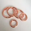 5PCS Spring D O Rose Rose Gold Bag Hook, okrągły klips z zapięciem karabinowy Wyzwalacz Kluczowy klamra, o Pierścienie do toreb, akcesoria do majsterkowania