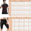 Trajes de sauna aiithuug para hombres entrenamiento de entrenamiento de carrocería camisa de manga corta entrenador de cintura 5 veces entrenamiento de traje de sudor fuerte