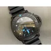 Guarda il lusso meccanico maschile per movimenti automatici Sapphire Mirror 47 mm Brand di orologio in gomma importato Italia Orologi da polso