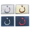 Ísis árabes originais letra letra n cristã de símbolo árabe de símbolo árabe Crushol Crusader Airsoft Exército Tactical Patch Distintante