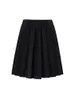 JK Uniform Skirt Elastic Waist Japanese Student Girls School Uniform Black Grey High School Student Girls Academy Style Bottoms