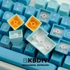 アクセサリーkbdiy gmk keycap sea salt lemon pbt double shot keycaps saプロファイルキーキャップセットiso