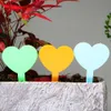 30-100pcs etichette a forma di cuore ispessite per piantatrici di vaso da giardino marcatore di erbe vivace in plastica impermeabile impermeabile