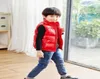 Brand Winter Children Waistcoat Boys Girls Thick Vest Coat Stand Collar Solid Button Padded Warm Sleeveless Jacket coat5711491