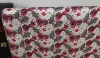 Vintage Paisley Floral Print Satin Tyg Soft Polyester Charmeuse Tyg