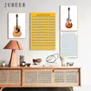 Guitar Shee Music Poster Gitarrenakkord -Chart Fifths Scales Leinwand Malkunst Bildbild für Wohnzimmer Wohnkultur