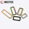 Meetee 5/10/20 stcs Metalen Webbing Assucles Square Bag Backpack Riem Buckle Dog Collar Clasps Diy Hardware Accessoires