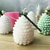 Sosnowe szyszki świecy silikonowe pleśń DIY Pine Ball Aromatyczna świeca Making Żywika pleśń świąteczne prezenty rzemieślnicze