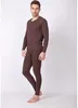 Heren thermisch ondergoed combinatie prijs aankomst mannen winter super groot 9xlobese oninvestige audel soft cotton long johns plus maat xl-9xl