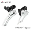 Micronew Road Cykel Front Derailleur 8/9/10/11 Speed ​​Mountain Bike Universal Alloy Accessories DELAR TILLBETALA OCH PRAKTISKA