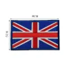 National Flag Embroidery Hook&loop Patches Badge United Kingdom France European Badges Cloth Double-sided Bag Accessory