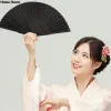 Kinesisk japansk stil fan fällfans dans bröllopsfest gynnar konst gåvor dans hand fan bambu fällbar handblomma fan