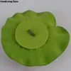 1pc EVA Plastique 10 cm Artificiel Lotus Lily Lily Floating Flower Pond Tank Plant Plant Home Garden Pond Decoration