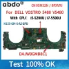 Mãe para a Mãe para Dell Vostro 14 5480 Laptop Placa -mãe CN05M32N 5M32N PRINCIPAL DAJW8GMB8C1 I55200U/I75500U GPU GT830M