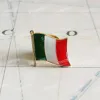 Italie National Flag brodery Patches Badge Shield and Square Shape Pin un ensemble sur la décoration de sac à dos du brassard en tissu