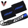 Voor Yamaha R6 YZF-R6 YZFR6 YZF R6S Motorfiets voorrem Reservoir Reservoir Sock Vloeistof Olietank Bedekking Sheath Mouwen Keychain-sleutelring