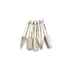 5PCS Woodworking Steel Rotary Rasp File 1/4" Shank Rotor Craft Files Rasp Burrs Wood Bits Grinding Power Carving Hand Tool