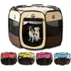 Chénnels extérieurs portables Houses de tentes pour animaux de compagnie pour les grands petits chiens pliables Playpen Playpen Puppy Chats Pet Cage Livracing Room