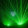 2 in 1 Multi-line Green Laser Gloves With 4pcs Laser LED Stage Gloves For LED luminous Costumes Show Festive party supplies