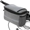 Cycling Bike Bicycle Insulated Front Bag MTB Bike Handlebar Bag Basket Pannier Cooler Bag with Reflective Strip