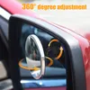 2pcs Nuevo espejo ciego espejo anti-fog Espejo impermeable 360 grados Auto ajustable Motocicleta ANGULA RETRIGER RETRORE