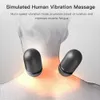 Elektrische massager Cervicale kussen Compress Vibratie Massage Nek Tractie Relax Sleep Slaap Schuim wervelkolom ondersteuning 240325