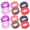 Dog Apparel 12 Pcs Silicone Ring Rings Scissor Handheld Finger Small Scissors Silica Gel Protectors Inserts For