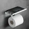 Bathroom Accessorie Set Aluminium Towel Rack/Ring Paper/Toilet Brush/Hair Dryer Holder Hook Tissue Box Coner Shelf Bath Hardware