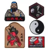 Beleza sexy 3d PVC Rubber Hook Patch tai chi chi moral militar de braçadeira de braçadeira de braçadeira adesivos de pano ombro