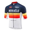 モルベロサマーサイクリングジャージーセットロードバイクジャージセットクイックドライサイクリングセットHOMBRE MAILLOT ROPA DE CICLISMO MEN'SBIB JERSEYS