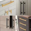 KK&FING Modern Zinc Alloy Door Knobs and Handles Brushed Copper Cabinet Drawer Handles Personality Furniture Handle Hardware