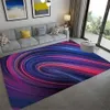 3D-Druckmusterbereich Matte Psychedelic Teppich moderne Nicht-Schlupf-Wohnzimmer Boden Fußmatte Kinder spielen Matten Teppiche Yoga Matten Badezimmer Teppich