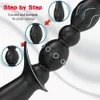 3 motor Anal Vibrator Gay Prostate Massager Anal Beads Butt Plug Vibrator Male Masturbator Sex Toys for Women Men Adults 240401