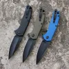 6,77 polegadas preto/azul/marrom 1407 Dobragem de faca de nylon de faca, 8cr13mov Blade Camping Sobrevivência Ferramentas de sobrevivência
