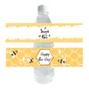 10pcs Happy Bee Day Bottle Etykiety naklejki z okazji urodzin Honey Bee Party Baby Shower Dekoracje dla dzieci zabawki wodne