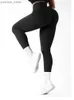 Tenues de yoga Salspor Yoga Skinny Stretch Gym Leggings Push Up Up High Taise Tricoting Leggings Femmes Breffable Gym Pantalon rayé Y240410