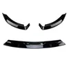 Front Dyreler Spoiler warga dla Mercedes Benz GLE Class W167 C167 2020-2023 GLE350 GLE450 GLE53 AMG Gloss Black Car Splitter Blade