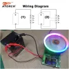 180W 4-tråds DC-testare Elektronisk justering av konstant belastning litium18650 Batterikapacitet Monitor Utladdningsavgift Kraftmätare Checker