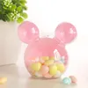 12pcs Creative Plastic Translucent Candy Boxes for Wedding Children Birthday Party Gift Sweets Container