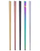 Gold Stainless Steel Chopstick Wed Chopstick Square012341205269