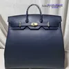 Designer Totes Taschen Schwarz Ledersammlung Tasche 50 cm Kapazität Tasche Domineering Herrenbeutel Wn-Ldln