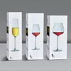 シャンパンのための色付きのブルゴーニュクリスタルワイングラスグラスグラスグラスハンドメイドホームライトラグジュアリーボルドゴブレットドリンクウェアウェディングギフト