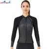 Mute top/pantaloni da 2 mm giacca in neoprene/leggings/gilet per nuotare in kayaking da bagno in surfing tuta per immersioni per immersioni per immersioni uomini donne donne