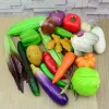 1 stycke simulerade grönsaker Grön PVC Material Fake Vegetable Model Kids Play Play Kitchen Toys Artificial Foods Home Decor