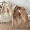 Shoulder Bags Retro Knitted Bag Mesh Hollowed-out Woven Gentleness Style Women Imitation Wool Handbag